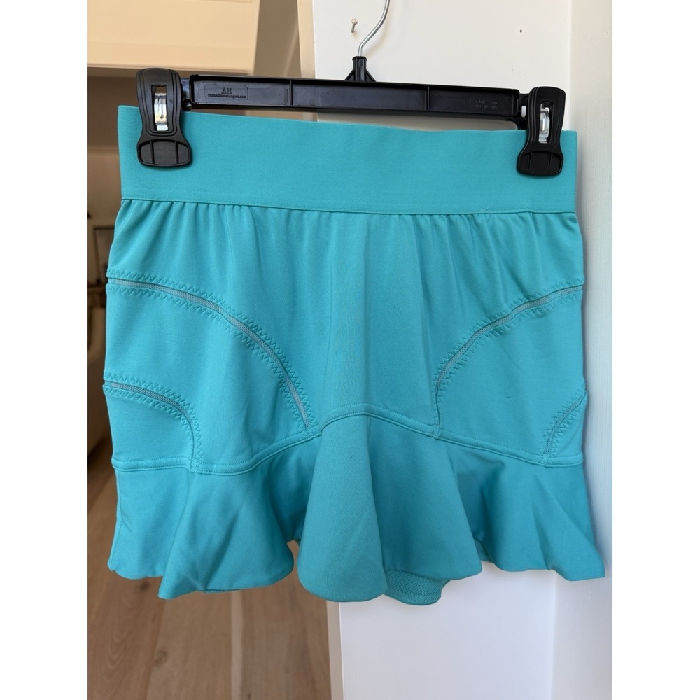 adidas Stella McCartney Women's Turquoise Orange Athletic Skort Size 36L